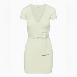 Wilfred All Tied Up Mini Dress Light Green